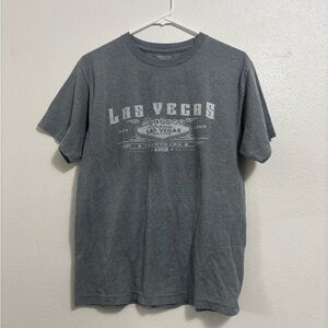 Gray Las Vegas Graphic T-Shirt